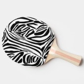 ゼブラ模様 卓球ラケット (横)