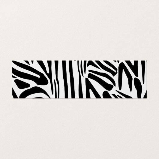 ゼブラ模様 名刺 (外部フラット)