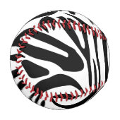 ゼブラ模様 野球ボール (正面左)
