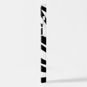 ゼブラ模様 iPhoneケース (左側面)