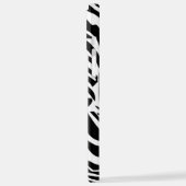 ゼブラ模様 iPhoneケース (左側面)