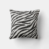 ゼブラ渦巻形のデザイン クッション (裏面)