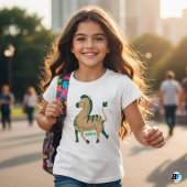 ゼブラ用の動物アルファベットZ ベビーTシャツ