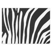 ゼブラ白黒プリント テーブルクロス (正面(横))