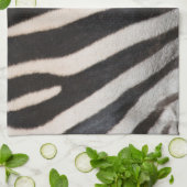ゼブラ皮膚 キッチンタオル (折り畳み)