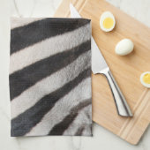 ゼブラ皮膚 キッチンタオル (四つ折り)