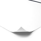 ゼブラ着用フード付きスウェットシャツおもしろいクール動物キャラクター ポスター (コーナー)