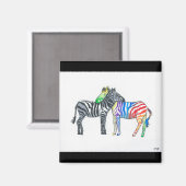 ゼブラ磁石 マグネット (正面/裏面)