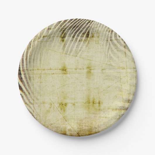 ゼブラ紙プレート ペーパープレート (正面)