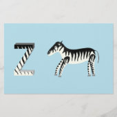 ゼブラ紙 (正面)