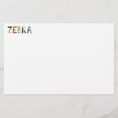 ゼブラ紙 (裏面)