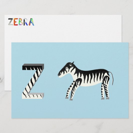 ゼブラ紙 (正面/裏面)