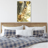 ゼブラ素晴らしキャンバスプリント! キャンバスプリント (インサイチュ (寝室))