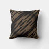 ゼブラ素朴なアニマルプリント枕座標 クッション (裏面)