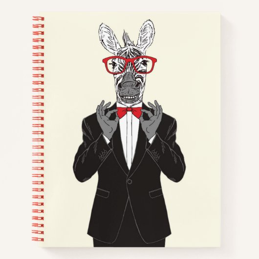 ゼブラ紳士 ノートブック (正面)