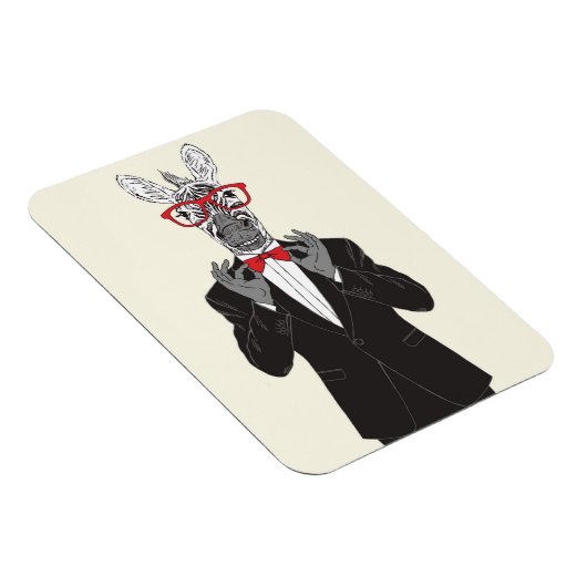 ゼブラ紳士 マグネット (右側)