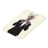 ゼブラ紳士 マグネット (左側)