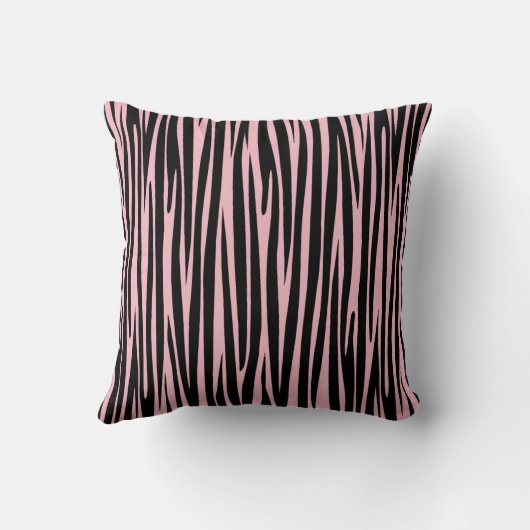 ゼブラ縞 クッション (裏面)