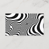 ゼブラ縞 名刺 (正面)