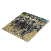 ゼブラ群れ タイル (側面)