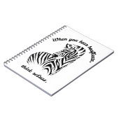 ゼブラ考えス ノートブック (左側)