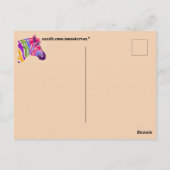 ゼブラ葉書 ポストカード (裏面)