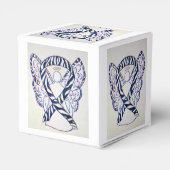 ゼブラ認識度リボンエンジェルパーティー好意ボックス フェイバーボックス (裏面サイド)