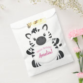 ゼブラ誕生日パーティー フェイバーバッグ (封をした状態)