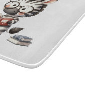 ゼブラ読の本。 カッティングボード (角)