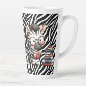 ゼブラ読の本。 カフェラテマグ (右)