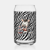 ゼブラ読の本。 ガラス缶 (裏面)