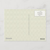 ゼブラ財布ガールポストカード ポストカード (裏面)