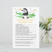 ゼブラ赤ちゃんシャワーはどんなによく知っている (スタンド正面)