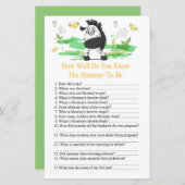 ゼブラ赤ちゃんシャワーはどんなによく知っている (正面/裏面)