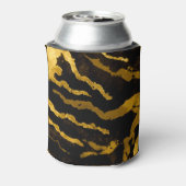 ゼブラ金ゴールド絞り染めパターン 缶クーラー (缶裏面)