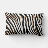 ゼブラ非表示パターン ランバークッション (裏面)