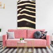 ゼブラ非表示 キャンバスプリント (インサイチュ (リビング))