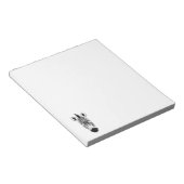 ゼブラ顔 ノートパッド (アングル)