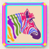 ゼブラ飲料用コースター コースター (正面)