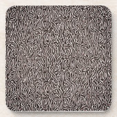 ゼブラ飲料用コースター コースター (正面)