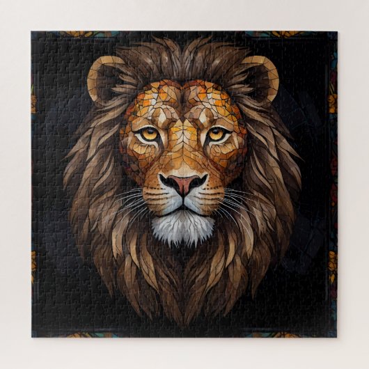 ゼブラ鮮やかモザイク ジグソーパズル (縦)