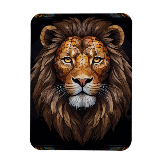 ゼブラ鮮やかモザイク マグネット (縦)