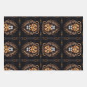 ゼブラ鮮やかモザイク ラッピングペーパーシート (正面2)