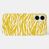 ゼブラ黄ストライプ色 Case-Mate iPhoneケース (裏面 (横))