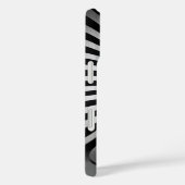 ゼブラ黒と白の幻想 Case-Mate iPhoneケース (裏面 / 右)