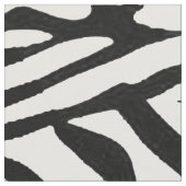 ゼブラ黒白 ファブリック (クローズアップ)