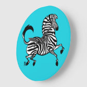 ゼブラ1時計 ラージ壁時計 (傾斜)