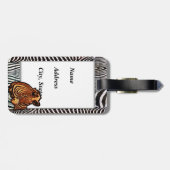 ゼブラ3荷物タグ ラゲッジタグ (裏面横)