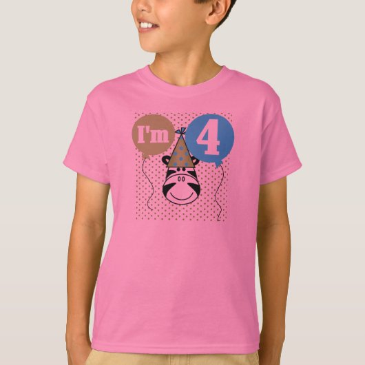 ゼブラ4th誕生日Tシャツとギフト Tシャツ (正面)