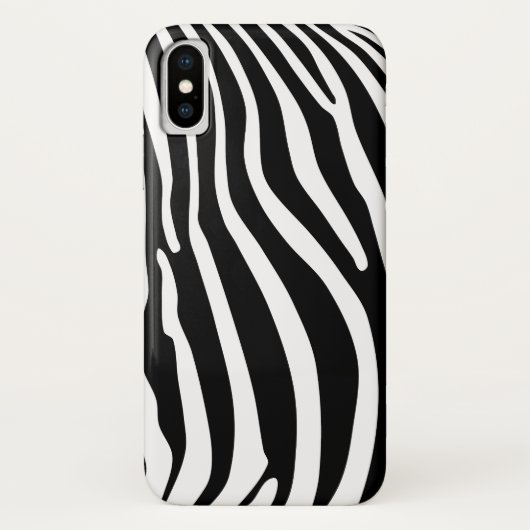 ゼブラ アニマルプリント Case-Mate iPhoneケース (裏面)